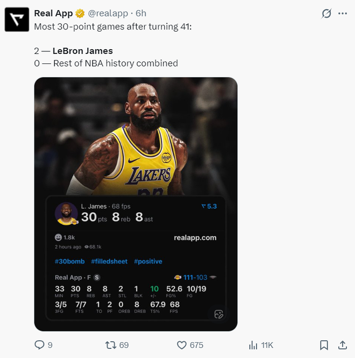 41岁勒布朗又创四历史第一!近三战场均29+8+8 湖媒:永远不该退役|湖人|詹姆斯|场均三双数据|洛杉矶湖人队|勒布朗-詹姆斯_新浪体育_新浪新闻